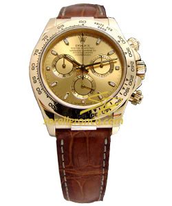 orologi rolex daytona oro cinturino in pelle|ROLEX DAYTONA ORO GIALLO Cinturino Pelle 116518.